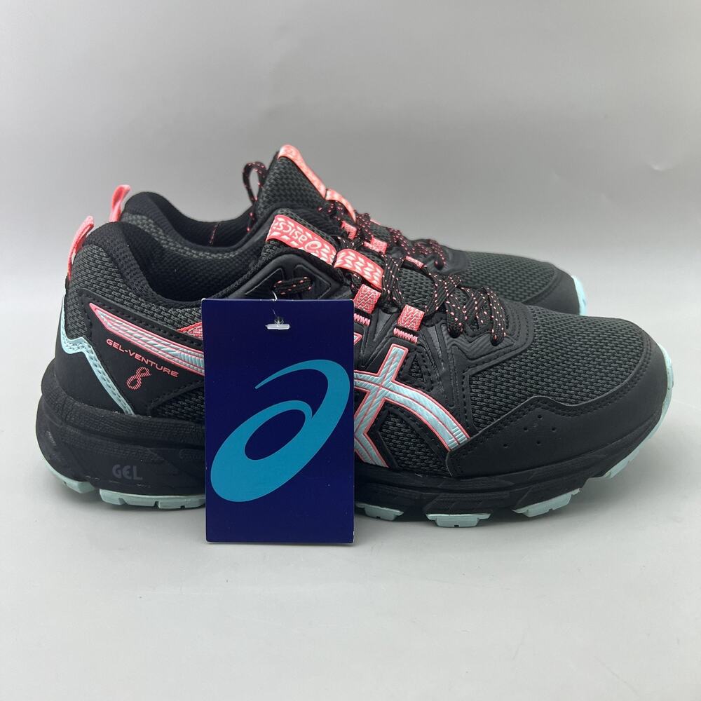 Asics Gel Venture 8 Trail Running Shoes Women Size 7 L, 7.5 R Wide Sneakers READ